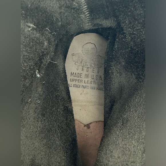 Vintage Nana Works Sonora Double H Leather Biker Moto Boots Men’s Size 9 - Picture 13 of 14